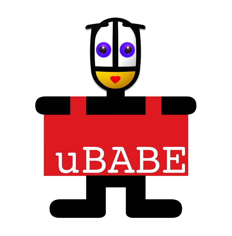 uBABE Style Tag  Digital Art by Charles Stuart