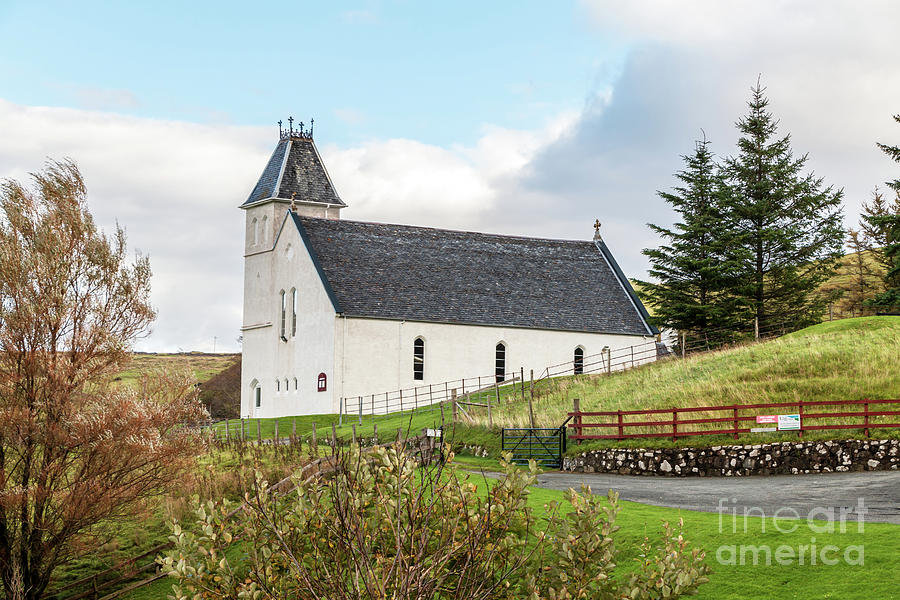 Uig Free Church Scotland Photograph