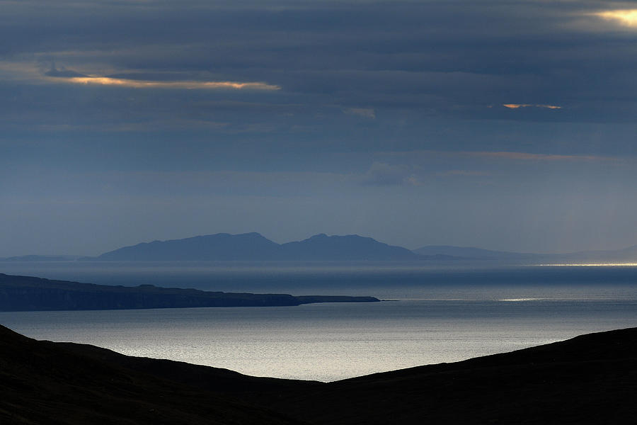 Spring Photograph - Uist Island As Seen From Isle Of Skye On Cloudy Day, Inner by Jouan Rius / Naturepl.com