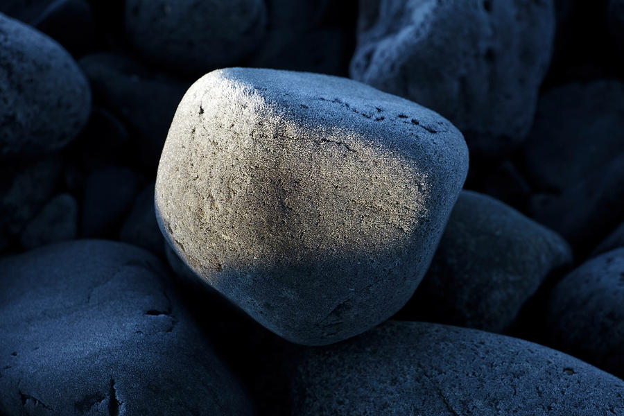 Uk, Scotland, Stone On Eigg Island Digital Art by Fortunato Gatto