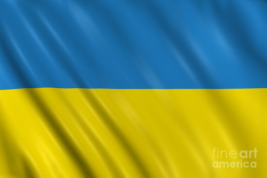 Ukraine Flag Photograph by Visual7