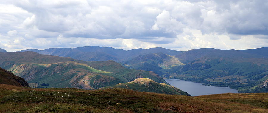 Ullswater lake view from Bonscale Pike Photograph by Lukasz Ryszka