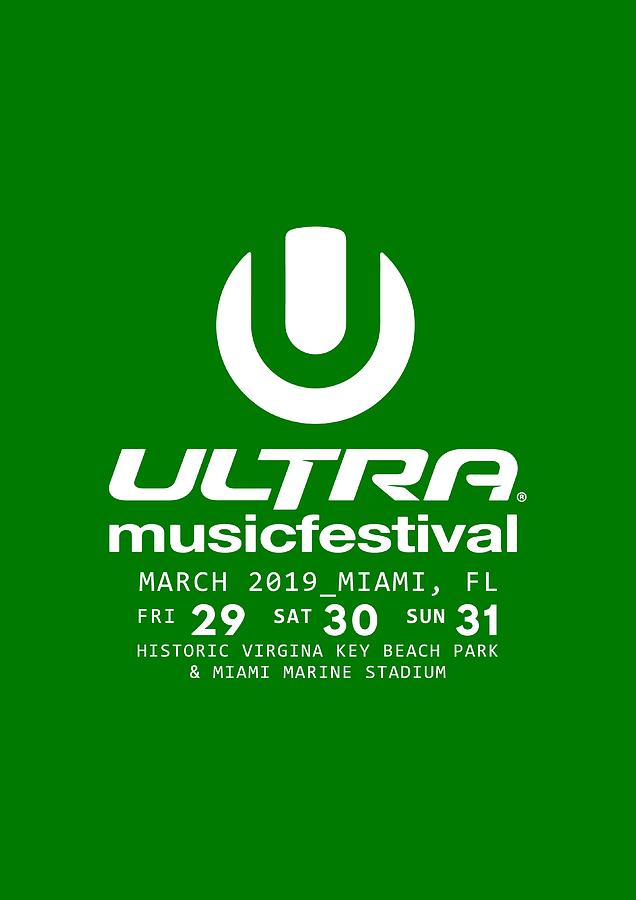 Ultra Miami Music Festival Logo Custom Nc93 Digital Art By Nicole