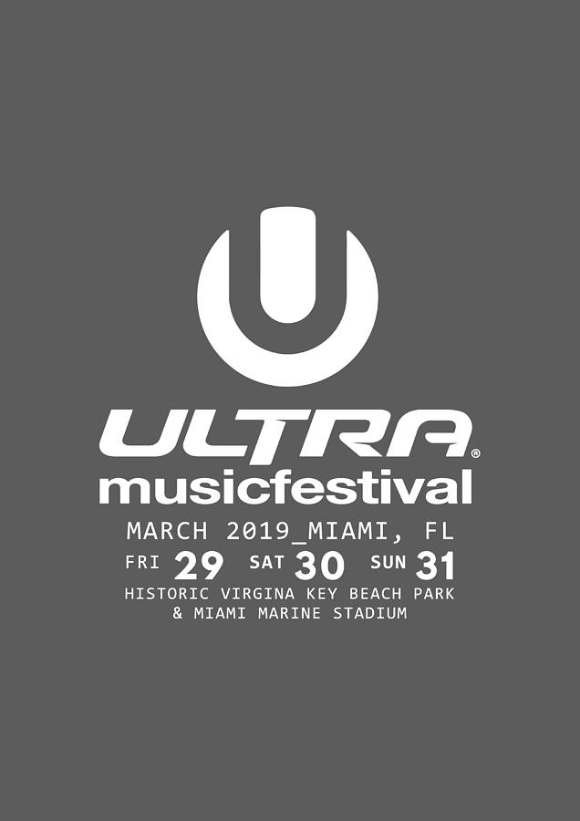 Ultra Music Festival Logo Custom Nc91 Digital Art By Nicole