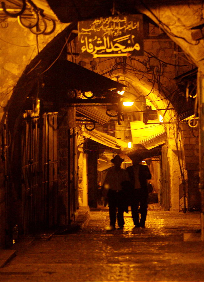 Ultra Orthodox Jews Walk In Jerusalem Photograph By Gil Cohen Magen ...