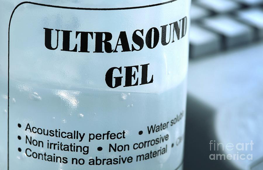Ultrasound Gel Photograph by Doncaster And Bassetlaw Hospitals/science Photo Library