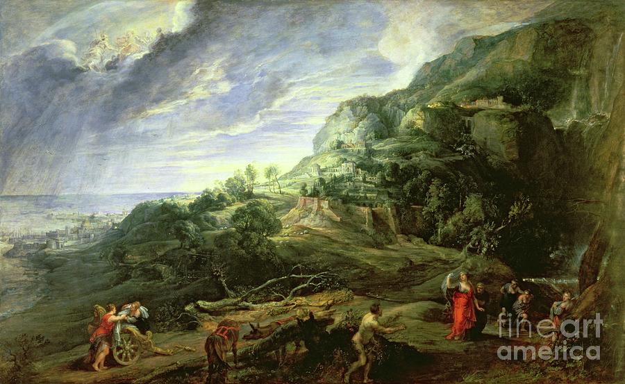 Peter Paul Rubens Painting - Ulysses On The Phaecian Island by Peter Paul Rubens