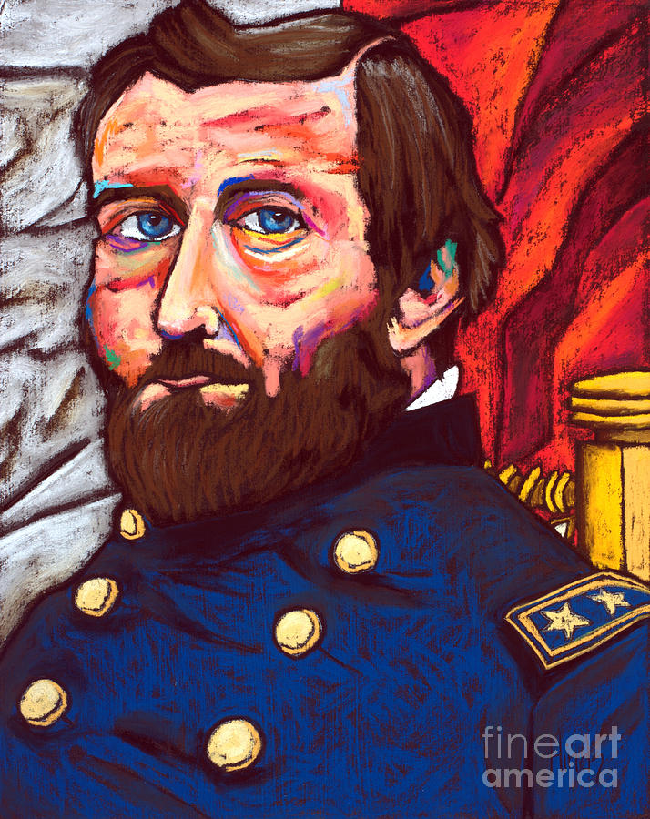 Abraham Lincoln Painting - Ulysses S Grant by David Hinds