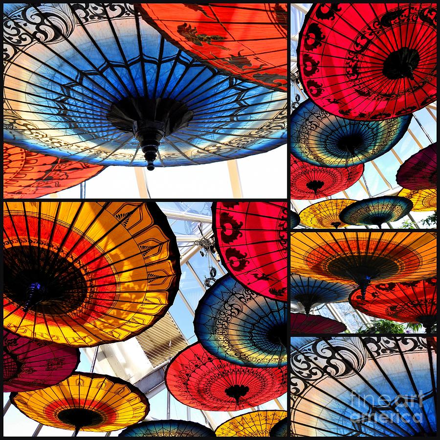 Umbrella Collage Photograph