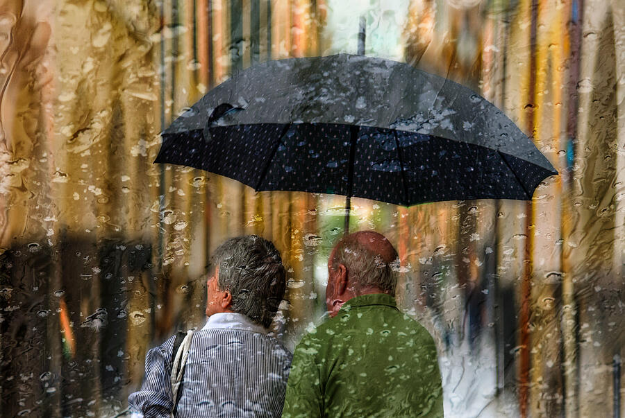 Umbrella For Two Photograph by Isabelle Dupont