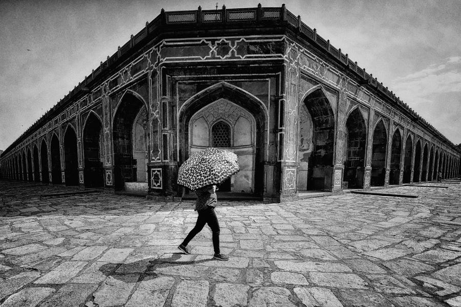 Umbrella Walk Photograph by Avishek Das
