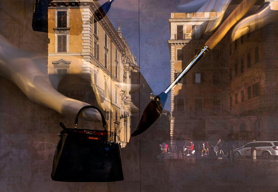 Brush Photograph - Un Dipinto Di Strada... by Mercurio Antonio