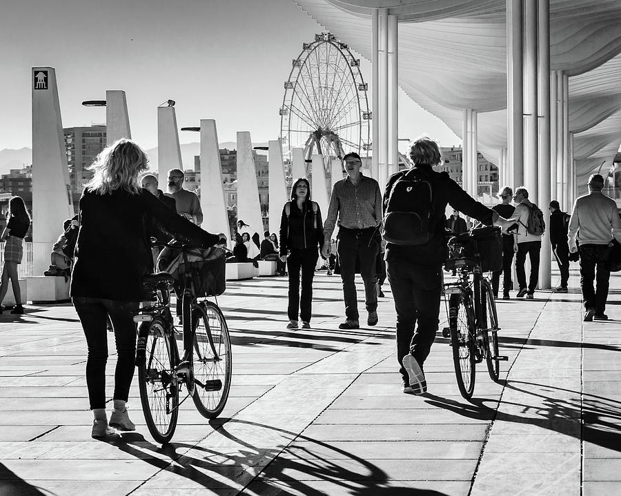 People Photograph - Un Paseo Por El Muelle by Borja Robles People Photograph - Un Paseo Por El Muelle by Borja Robles