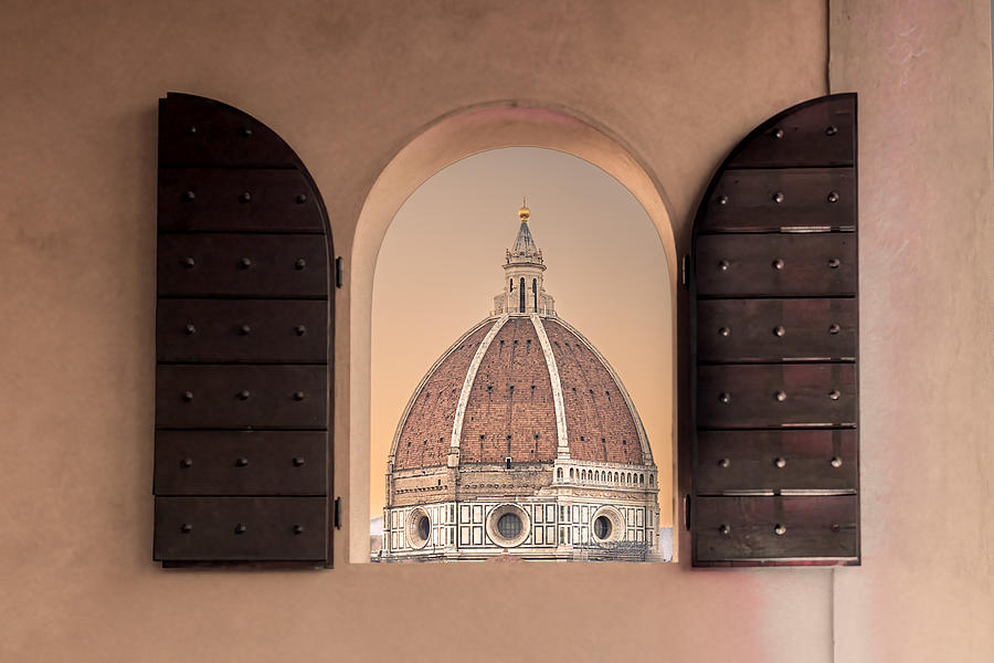 Una Finestra Su Brunelleschi Photograph by Gennaro Di Noto