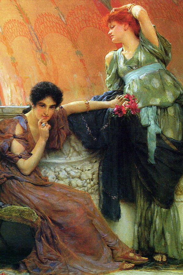 Unconscious Rivals Painting by Alma-Tadema