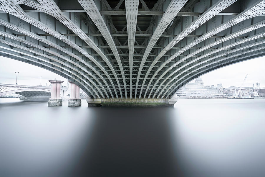 Bridge Photograph - Under 2 by Moises Levy