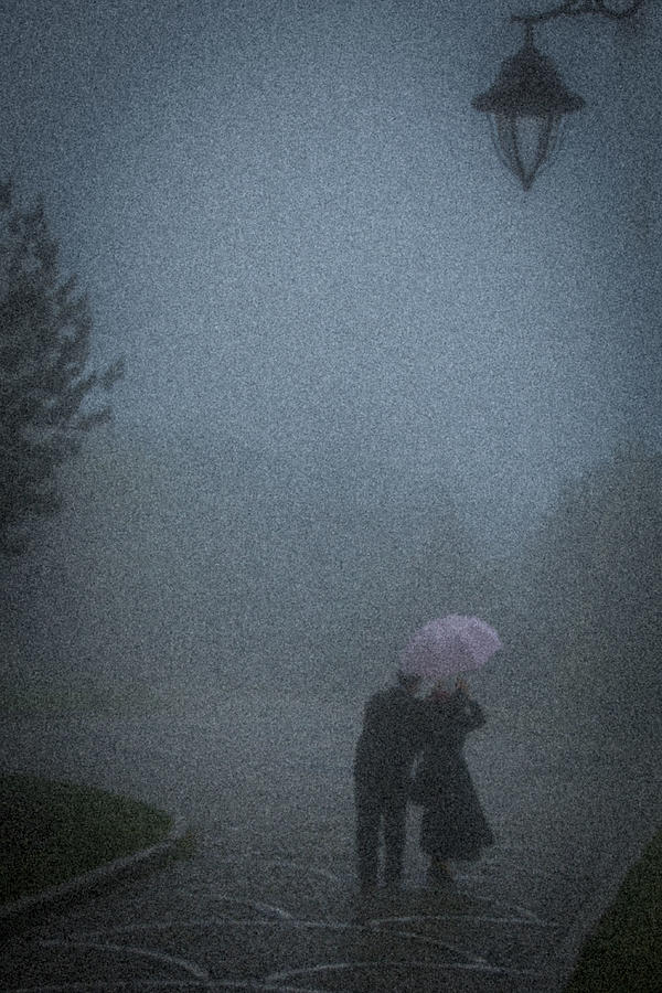 Under A Pink Umbrella. Photograph by Ramiz ?ahin
