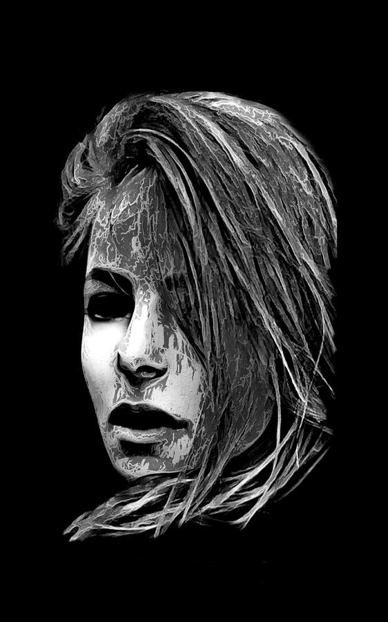 Woman Digital Art - Under My Skin by Steve K Woman Digital Art - Under My Skin by Steve K
