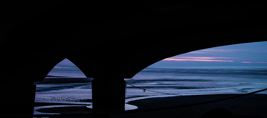 Under the bridge to the ocean Photograph by Local Snaps Photography