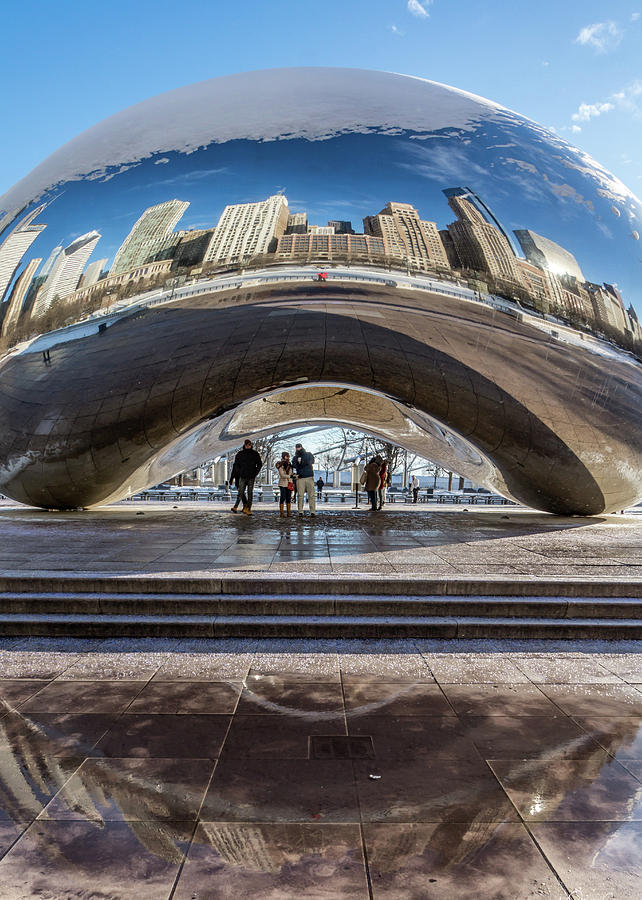 Under the Cloud Gate Photograph by Framing Places