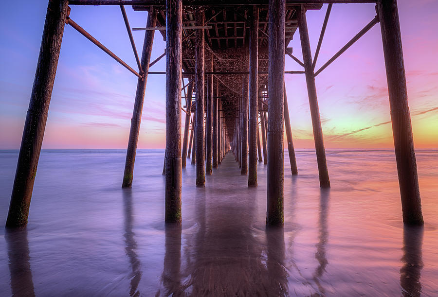 San Diego Photograph - Under the Oceanside Pier by JC Findley