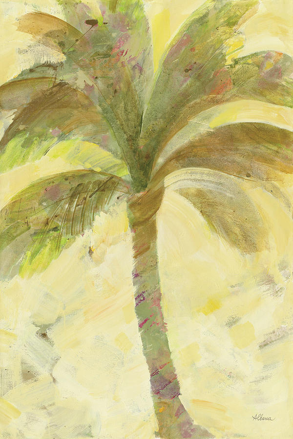 Tree Painting - Under The Palm by Albena Hristova