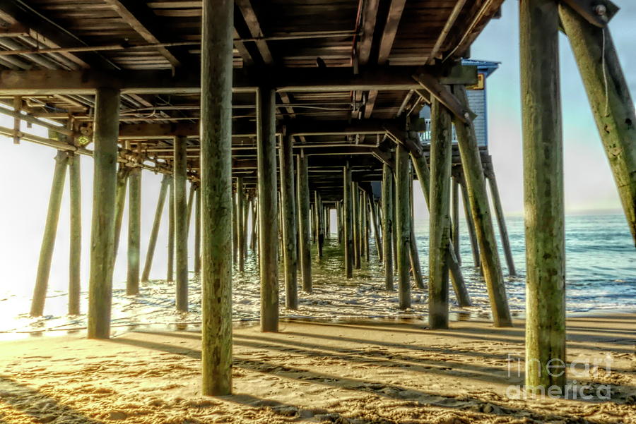 Summer Photograph - Under the Pier by Amy Dundon