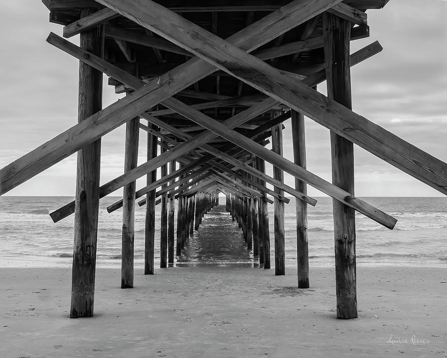 Under the Pier Photograph by Louise Reeves