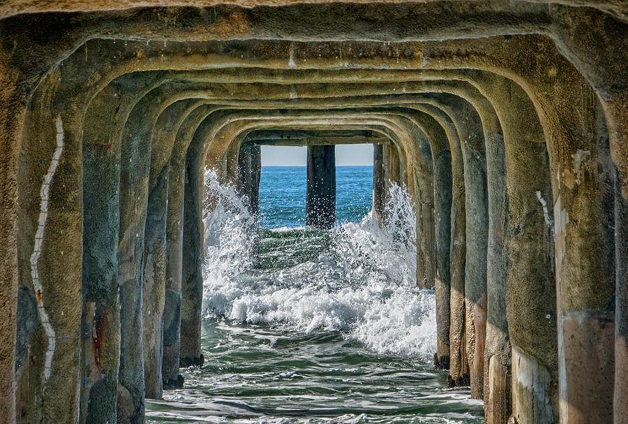 Under the Pier Manhattan Photograph by Michael Hope