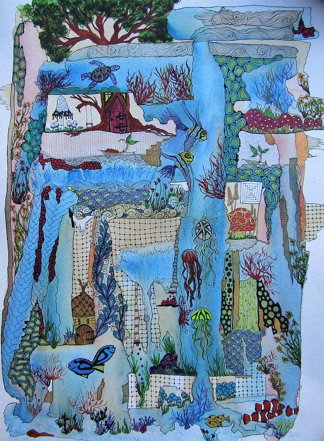 Under the Sea Painting by Anita Hillsley