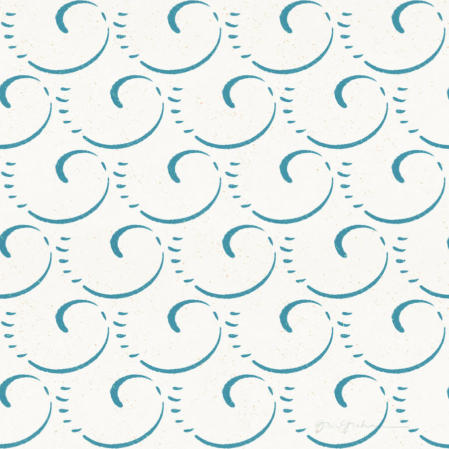Pattern Drawing - Under The Sea Pattern Via by Gia Graham