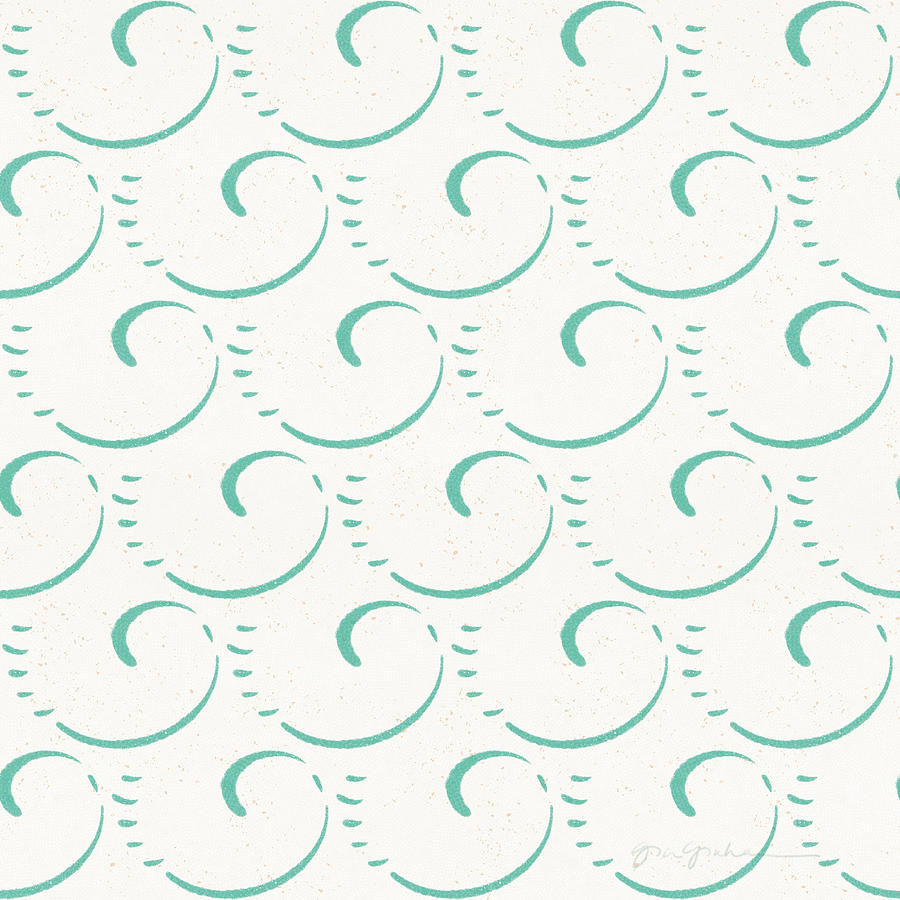 Pattern Drawing - Under The Sea Pattern Vic by Gia Graham