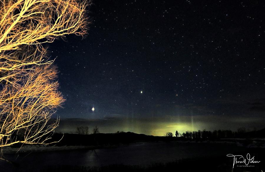 Under The Stars Along The Kootenai River Photograph