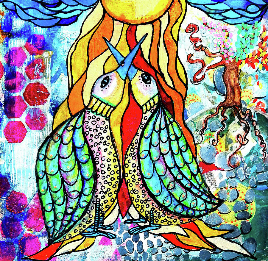 Nature Mixed Media - Under the Sun by Mimulux Patricia No