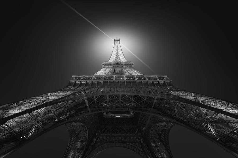 Paris Photograph - Under The Tour by Jorge Ruiz Dueso
