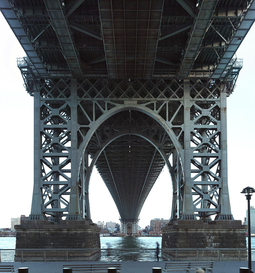 Under Williamsburg Bridge Nyc by Giuseppe Dall arche