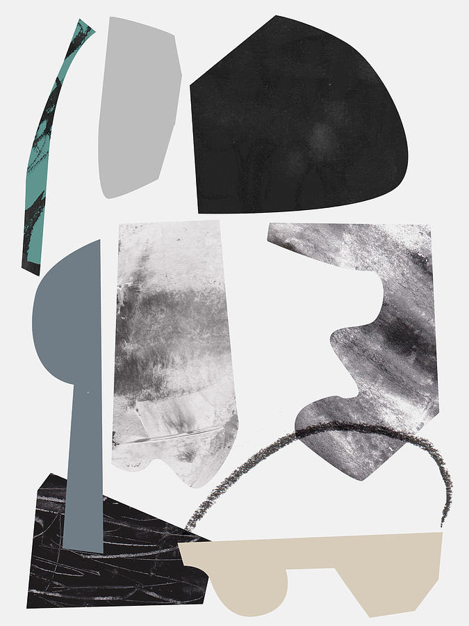 Underground Shapes Vii Painting by Melissa Wang Underground Shapes Vii Painting by Melissa Wang