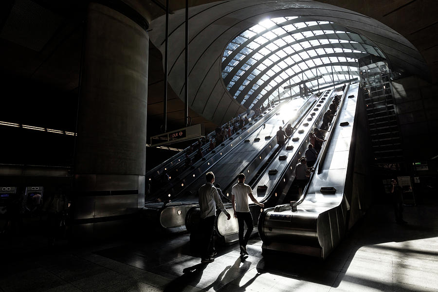 Underground Station, London Digital Art by Maurizio Rellini
