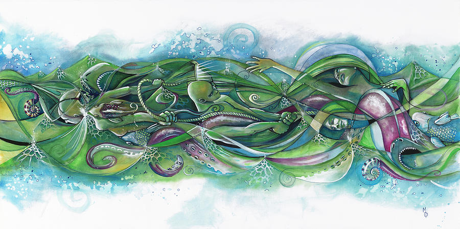 Miles Davis Painting - Undertow by Miles Davis - Massive Burn Studios Miles Davis Painting - Undertow by Miles Davis - Massive Burn Studios
