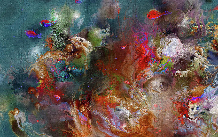 Fish Digital Art - Underwater 42a by Natalia Rudzina