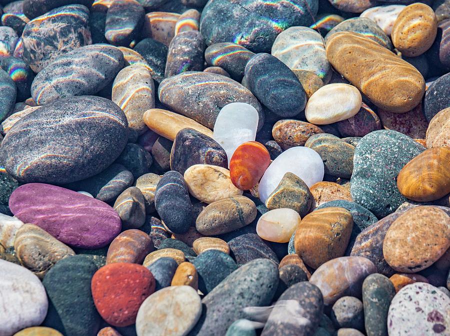 Underwater Beach Stones Photograph by Barbara Markoff - Fine Art America