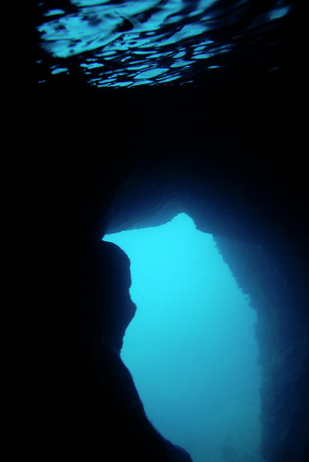 Underwater Cave Photograph by Sami Sarkis