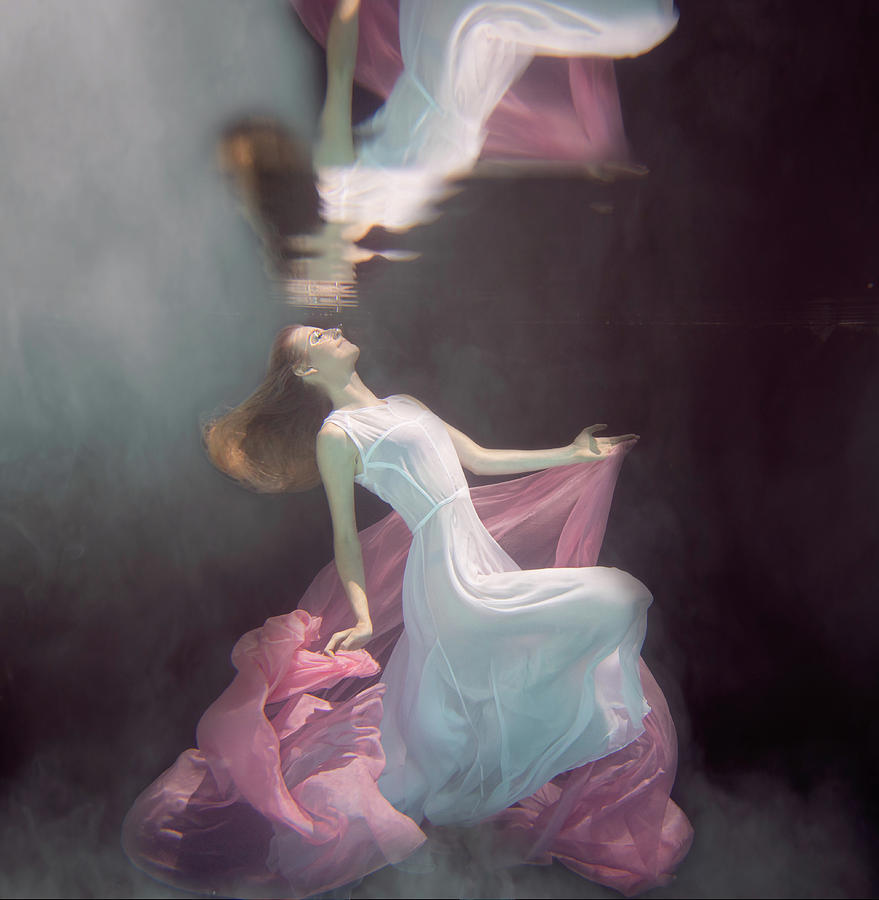 Fantasy Photograph - Underwater Fairyland by Gabriela Slegrova