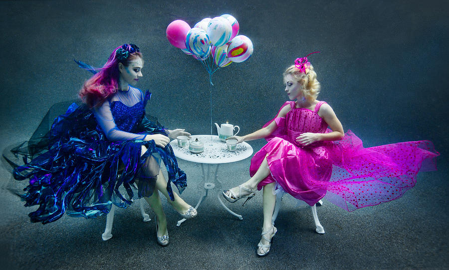 Underwater Tea Party Photograph by Brennan Finighan - Efiap Faps - Fine ...