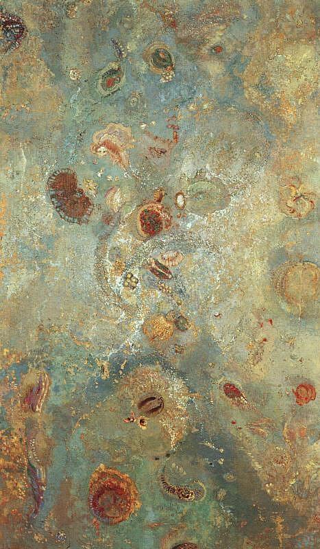 Underwater Vision, 1910 2 Painting by Odilon Redon