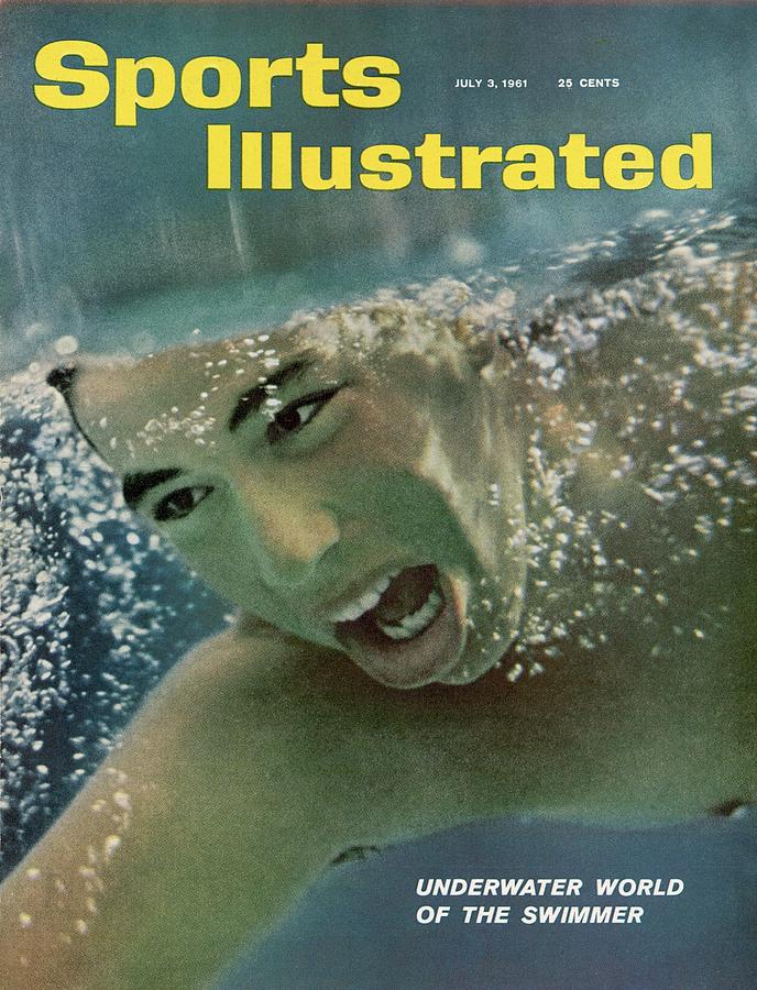 Underwater World Of The Swimmer Sports Illustrated Cover Photograph by Sports Illustrated