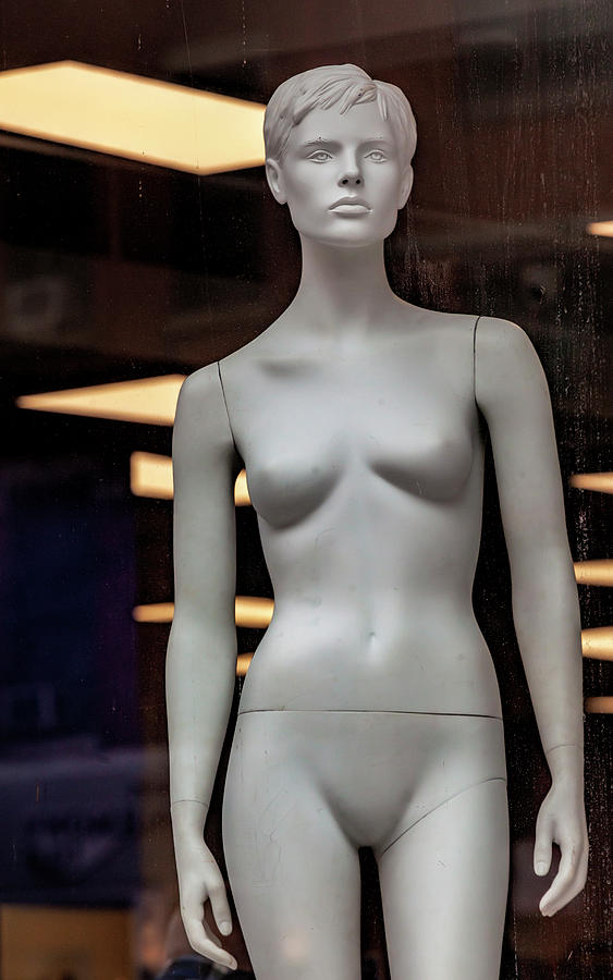 Undressed Female Mannequin - Store Window Photograph by Robert Ullmann