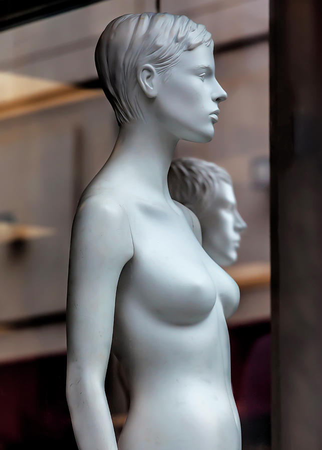 Undressed Mannequins - Store Window Photograph by Robert Ullmann
