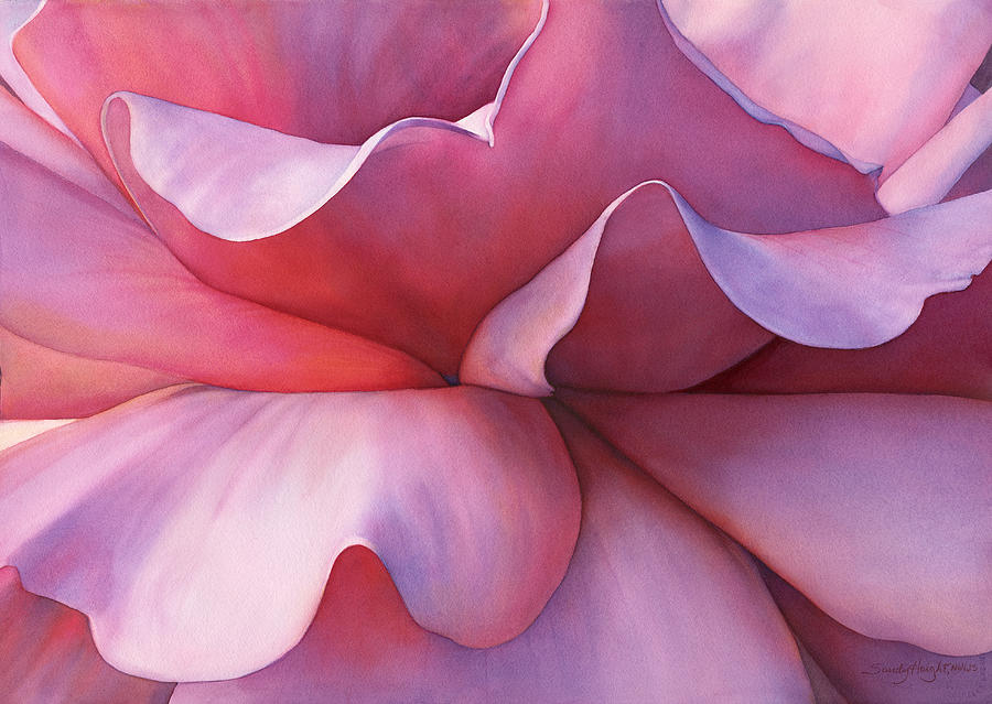 Spring Painting - Undulation by Sandy Haight