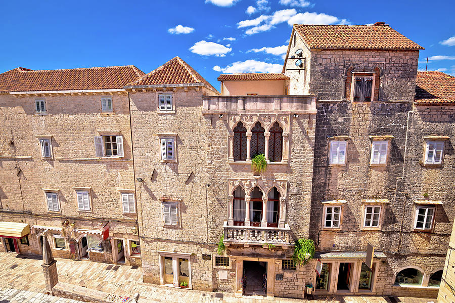 UNESCO Town of Trogir historic architecture view Photograph by Brch Photography